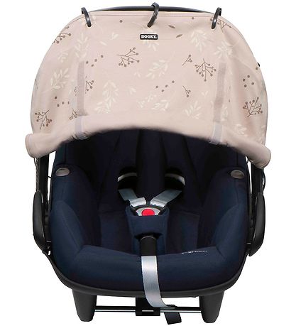 Dooky Pram Sun Shade - Universal - UV50+ - Romantic Leaves Beige