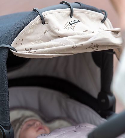 Dooky Pram Sun Shade - Universal - UV50+ - Romantic Leaves Beige