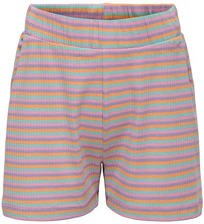 Kids Only Shorts - KogAmelia - Rib - Purple Rose Stripes Kids Only Shorts - KogAmelia - Rib - Purple Rose Stripes