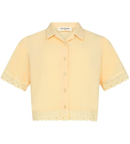 Sofie Schnoor Stelpur Skyrta - Light Yellow