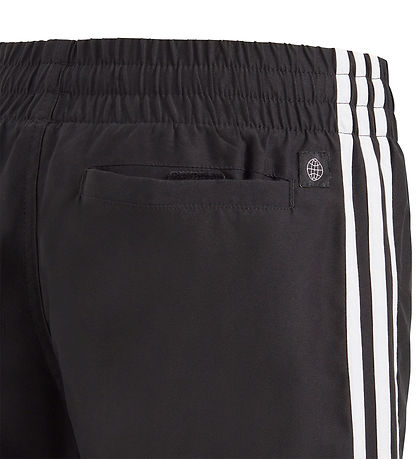 adidas Originals Shortsit - ORI 3S SHO - Musta/Valkoinen