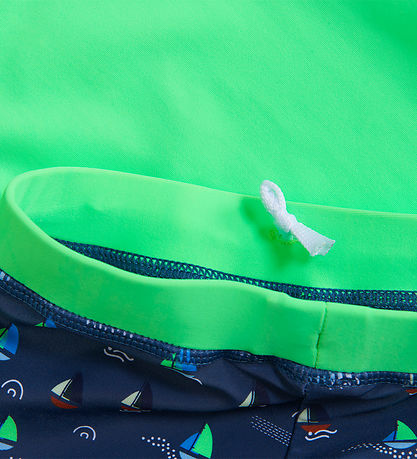 Color Kids Swim Set - Swim Top/Swim Trunks - Summer Green