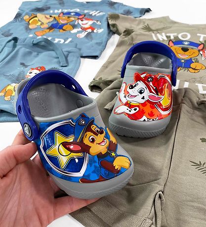Crocs Sandalen - FL Paw Patrol Patch CG T-Shirt - Light Grey