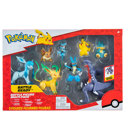 Pokémon 피규어 - 8개입 - 배틀 피규어 - 피카츄/루카리 Pokémon 피규어 - 8개입 - 배틀 피규어 - 피카츄/루카리