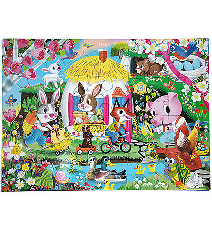 Puzzle Eeboo - 20 Briques - 28x38 cm - Printemps Puzzle Eeboo - 20 Briques - 28x38 cm - Printemps