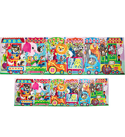 Puzzle Eeboo - 36 Briques - 88,9x25,4 cm - Le Long Alphabet- Puzzle Eeboo - 36 Briques - 88,9x25,4 cm - Le Long Alphabet-
