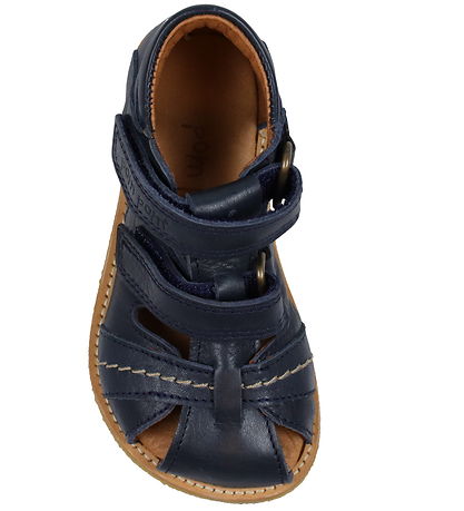 Sandales Pom Pom - Frotter la semelle deux - Marine Sandales Pom Pom - Frotter la semelle deux - Marine