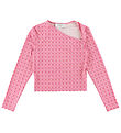 Rosemunde Blouse - Cropped - Pink Tile Print Rosemunde Blouse - Cropped - Pink Tile Print