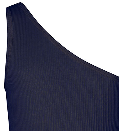 Rosemunde Top - Rib - Eine Schulter - Navy