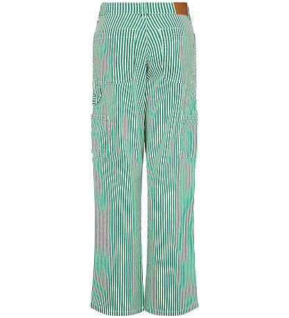 Sofie Schnoor Meisjes Jeans - Gestreept - Green Sofie Schnoor Meisjes Jeans - Gestreept - Green