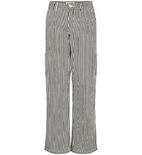 Sofie Schnoor Girls Jeans - Striped - Black