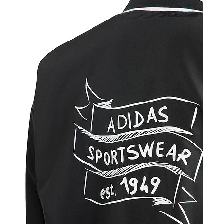 adidas Performance Cardigan - J Bluv Q3 Wvjkt - Black/White