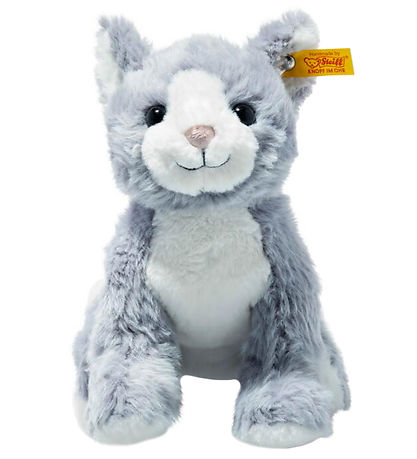 Steiff Kuscheltier - 26 cm. - Cassie CAT - Ice Blue/White Steiff Kuscheltier - 26 cm. - Cassie CAT - Ice Blue/White