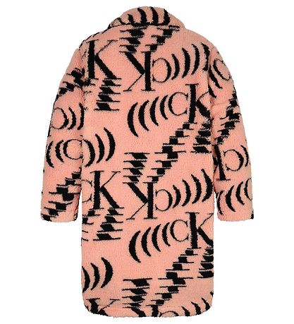 Calvin Klein Fleece coat - Pink/Black Calvin Klein Fleece coat - Pink/Black