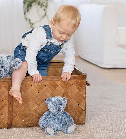 Teddykompaniet Kuscheltier - Zwei Töne Billy - 22 cm - Blaubeere