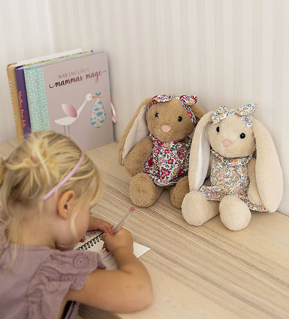 Peluche Teddykompaniet - Lapins Daisy - 33 cm - Marron Clair