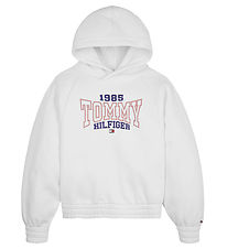 Tommy Hilfiger Hoodie - 1985 Varsity - White Tommy Hilfiger Hoodie - 1985 Varsity - White