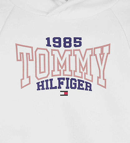 Tommy Hilfiger Hoodie - 1985 Varsity - Vit