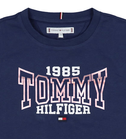 Tommy Hilfiger T-Shirt - 1985 Varsity Tee - Navy Reise