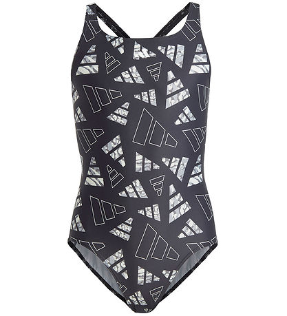 adidas Performance Swimsuit - AOP BARS SUIT G - Black adidas Performance Swimsuit - AOP BARS SUIT G - Black