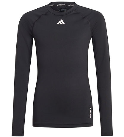 adidas Performance Blouse - U TF LS Tee - Black/White