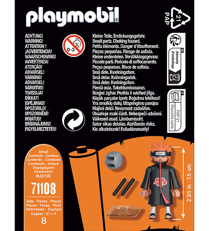 Playmobil Naruto - Pain - 71108 - 8 Parts