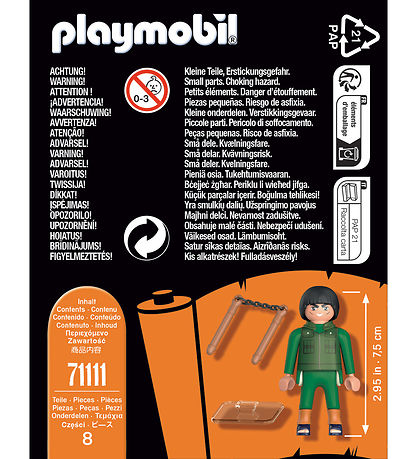 Playmobil Naruto - Guy - 71111 - 8 Parts