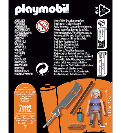 Playmobil Naruto - Suigetsu - 71112 - 7 Parts
