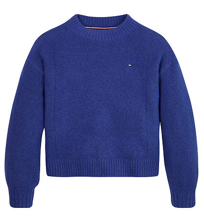 Tommy Hilfiger Genser - Strikk - Pointelle - Navy Reise
