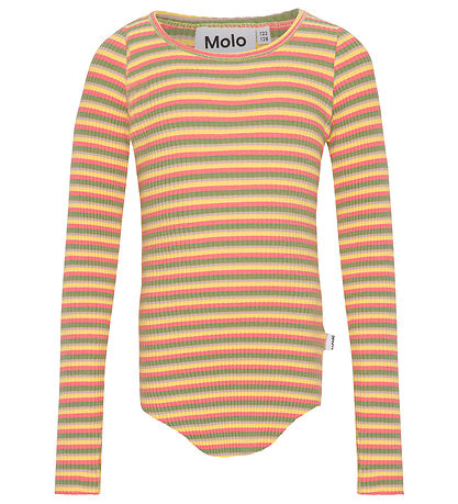Molo Blouse - Rib - Rochelle - Sun Coral Moss