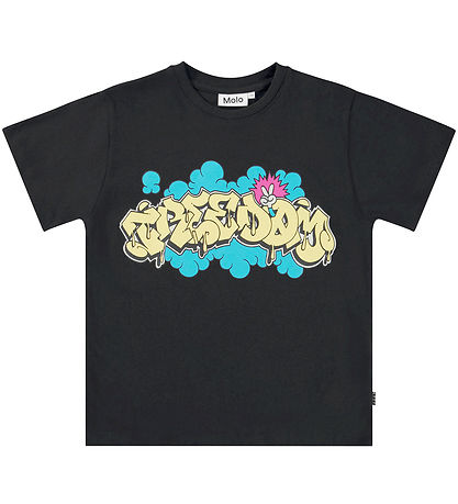 Molo T-shirt - Rodney - Black w. Print