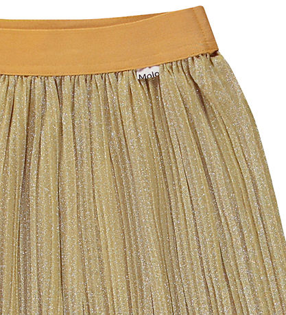 Molo Skirt - Pleated - Bailini - Pale Sun w. Glitter