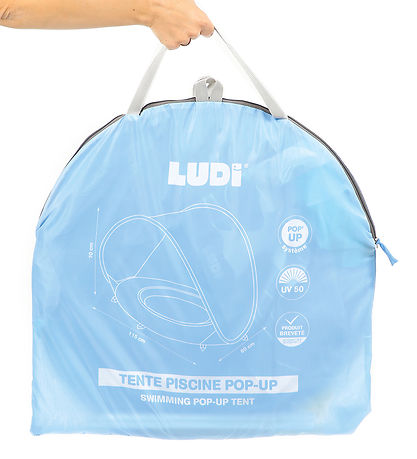 Ludi Skuggtält - UV50+ - 115x80 cm - Blå/Mint