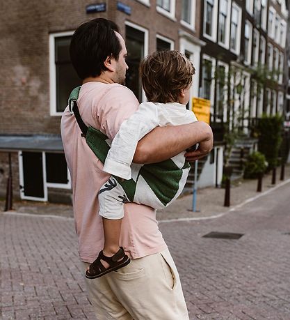 Wildride Baby Carrier - Green Graphic - Green/White