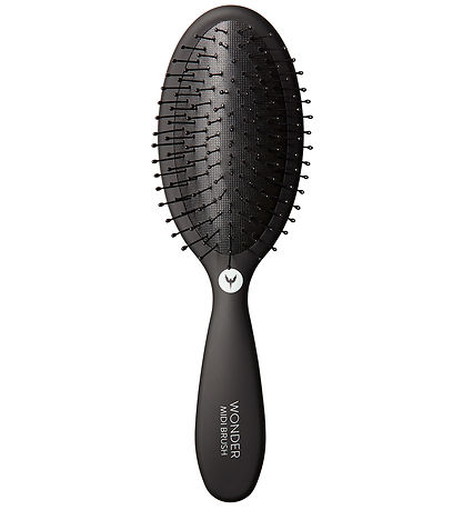 HH Simonsen Hairbrush - Wonder Midi Brush - Black HH Simonsen Hairbrush - Wonder Midi Brush - Black