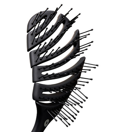HH Simonsen Hairbrush - Flex Air Brush - Black HH Simonsen Hairbrush - Flex Air Brush - Black