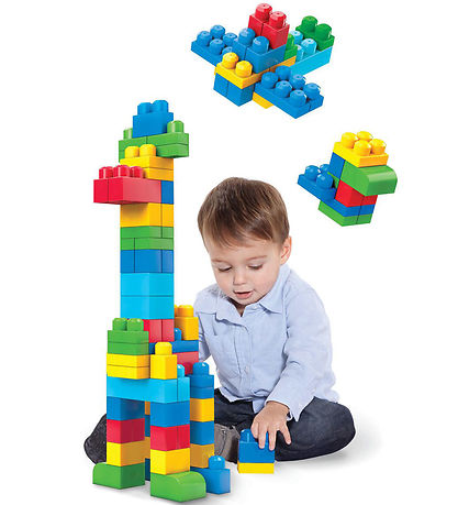MEGA Building Blocks - First Builders Bag - 60 Parts MEGA Building Blocks - First Builders Bag - 60 Parts