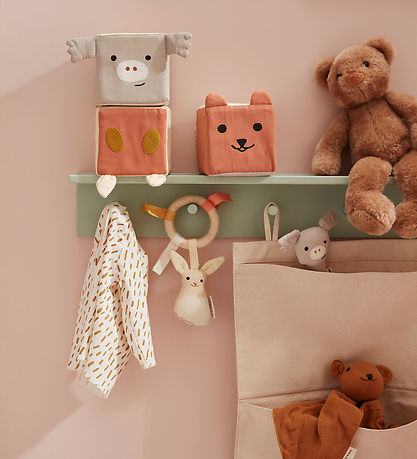 Kids Concept Soft Toys - 3 pcs - 9x9 cm - Play Cubes Textile