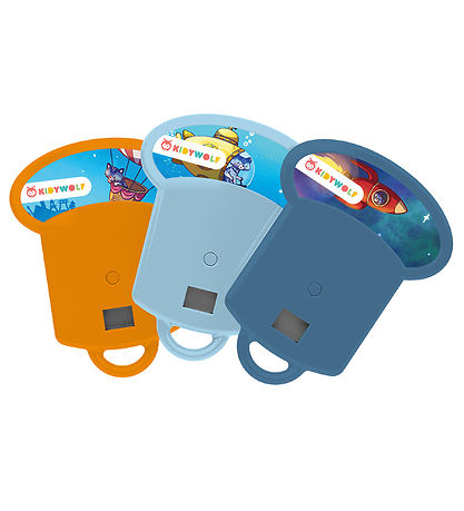 Kidywolf Flashlight w. Stories - Kidyslide - Blue
