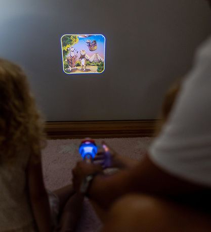 Kidywolf Flashlight w. Stories - Kidyslide - Blue