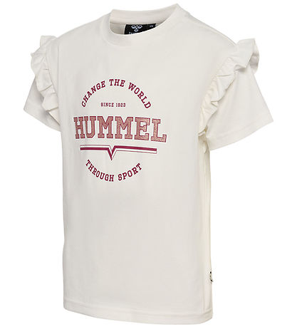 T-Shirt Hummel - hmlViolet - Marshmallow T-Shirt Hummel - hmlViolet - Marshmallow