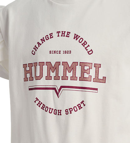 T-Shirt Hummel - hmlViolet - Marshmallow T-Shirt Hummel - hmlViolet - Marshmallow
