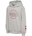Hummel Hoodie - hmlElena - Light Grey Melange Hummel Hoodie - hmlElena - Light Grey Melange