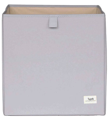 3 Sprouts Storage Box - 33 x 33 x 33 cm - Light Grey