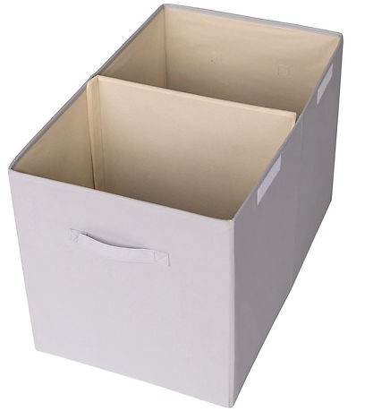 3 Sprouts Storage Box w. Lid - 63 x 38 x 39 cm - Light Grey