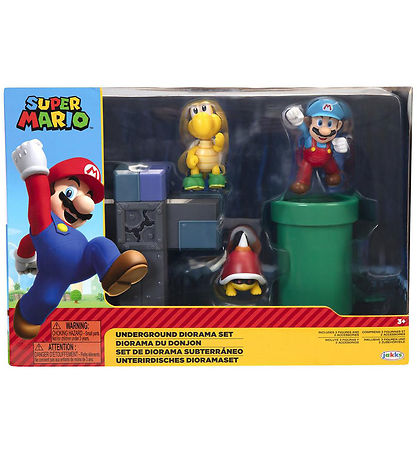 Super Mario 플레이세트 - 디오라마 세트 - 언더그라운드 - 5개 부품