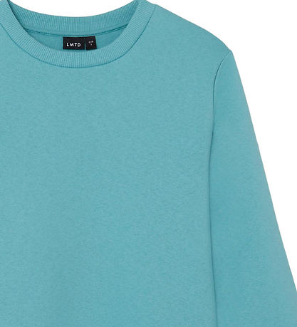LMTD Sweatshirt - NlmEmbon - Dusty Turquoise LMTD Sweatshirt - NlmEmbon - Dusty Turquoise