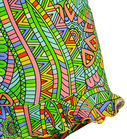 Funkita Swimsuit - UV50+ - Belted Frill - Minty Mixer
