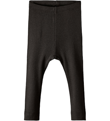 Name It Leggings - Rib - Noos - NbnKab - Schwarz