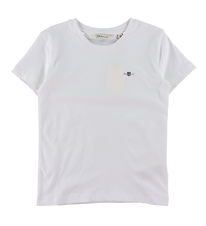 T-Shirt GANT - Shield - White T-Shirt GANT - Shield - White